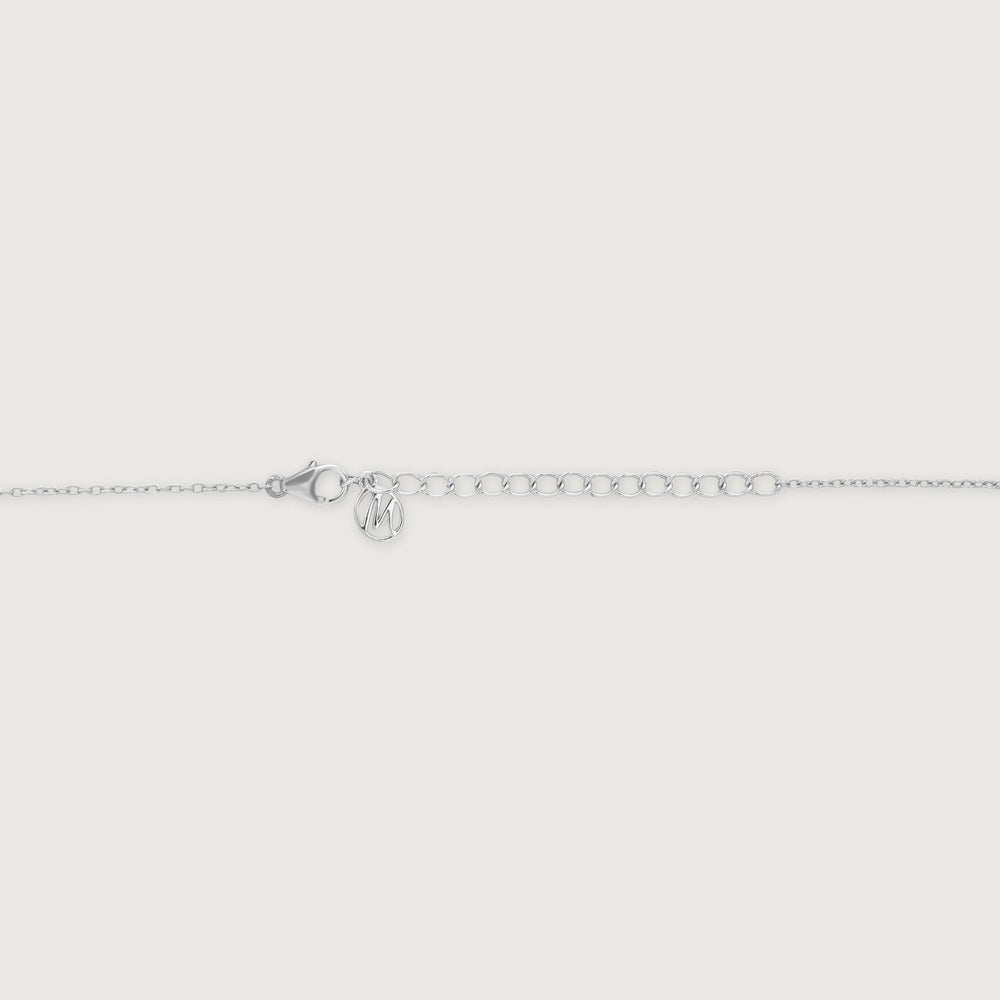 Elegant Leaf Pearl Pendant Necklace for Women | Premium Silver Finish