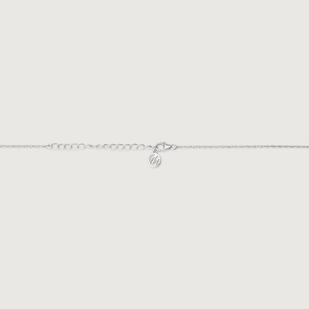 Elegant Pink Emerald Cut Crystal Pendant Necklace for Women | Premium Silver Finish